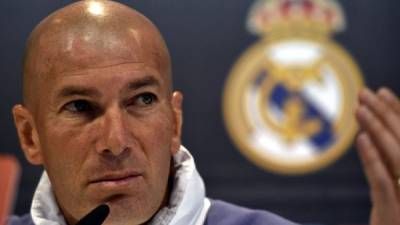 Zidane compareció en rueda de prensa este sábado. Foto AFP