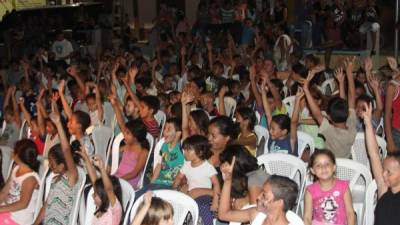 En la colonia Suyapa estuvo abarrotado.