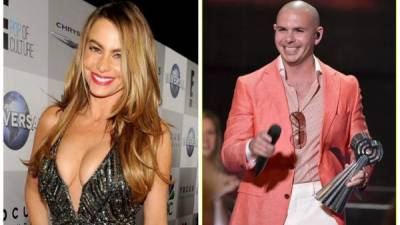 La actriz Sofía Vergara y el cantante Pitbull recibirán su estrella en 2015.