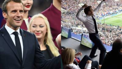 La celebración del presidente de Francia, Emmanuel Macron, en la final del Mundial Rusia 2018 pasará a la historia, ya que el mandatario se desató en plenos placos y festejó a lo grande el campeonato del mundo conquistado por la selección francesa.