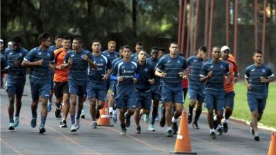 La plantilla del Motagua se prepara para la ida de la final contra Real Sociedad.