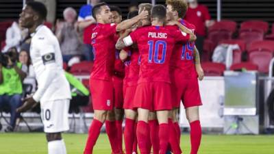 Estados Unidos le metió una goleada a Cuba en el inicio de la Liga de Naciones. Foto AFP