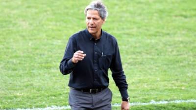 Carlos Restrepo, durante el partido contra el Juticalpa FC.