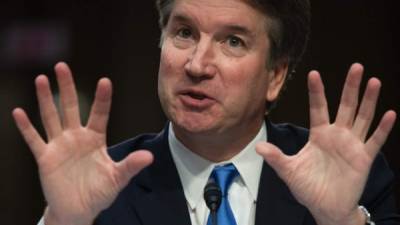 Kavanaugh negó las acusaciones de abuso sexual contra una de sus excompañeras del colegio en California./AFP.