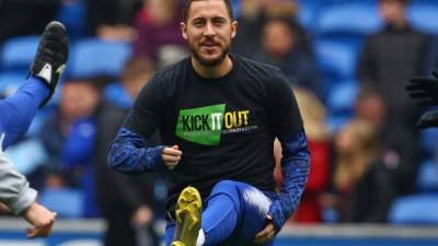 Eden Hazard cuenta con 28 años de edad y es la máxima figura del Chelsea. FOTO AFP.