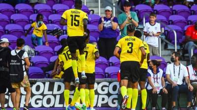 Jamaica se instaló en la siguiente fase de la Copa Oro 2021 tras ganar a Copa Oro 2021. Foto AFP