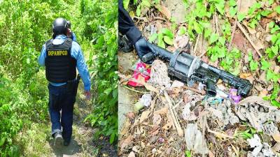 La Policía encontró la droga, el narcolaboratorio y las armas en una zona montañosa y de difícil acceso. Pese a los esfuerzos no hubo detenidos, pues aseguran que huyeron.