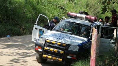 En la carretera Ticamaya fue encontrado ayer el cadáver de Orlin Portillo.