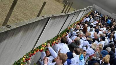 Los berlineses celebrarán la caída del Muro que dividió su ciudad durante más de 28 años, hasta el 9 de noviembre de 1989.