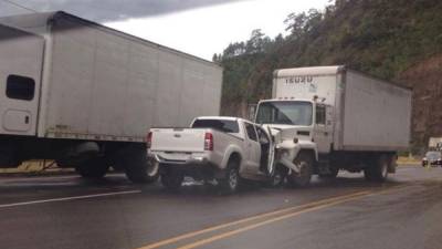 Uno de los accidentes ocurrió en la Cuesta de la Virgen, en la carretera CA-5.