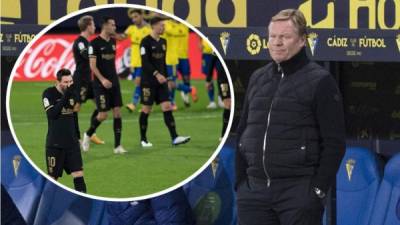 Ronald Koeman dijo que analizarán 'dónde' han fallado en el partido contra el Cádiz.