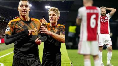 El Valencia acabó con el Ajax y se metió a octavos de final de la Champions League.