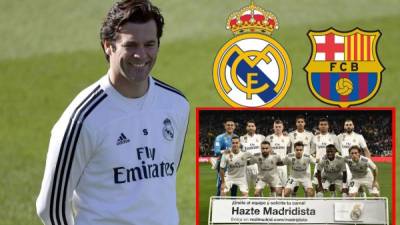 Santiago Solari planea una revolución en el 11 titular del Real Madrid para el clásico de la Liga Española contra el Barcelona en el Santiago Bernabéu.