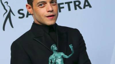 Rami Malek ganó el SAG a mejor actor por su interpretación del fallecido Freddie Mercury en la cinta 'Bohemian Rhapsody'. Jean-Baptiste/ AFP.