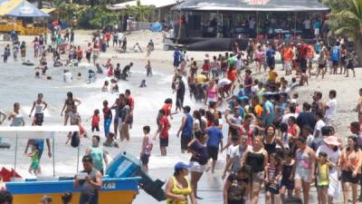 Las playas de Tela fueron las más visitadas desde el fin de semana posterior al feriado de Semana Santa.