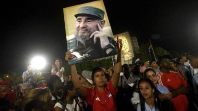 El pueblo cubano sigue recordando al protagonista de su revolución. AFP.