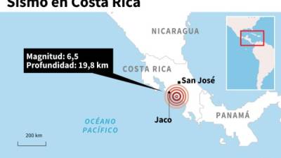 El potente sismo se registró a las 20:28 de la noche del domingo.