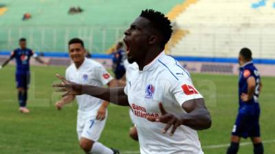 El colombiano Javier Estupiñán le dio el triunfo al Olimpia sobre Motagua en la ida de la semifinal.