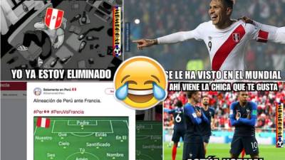 Los memes no perdonan a Perú tras quedar eliminado del Mundial de Rusia 2018 luego de perder contra Francia.