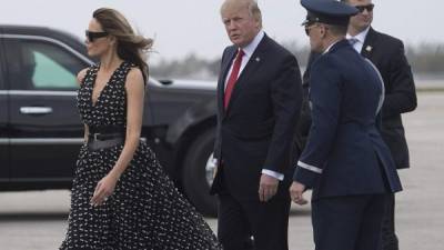 Trump y Melania viajarán esta tarde a la Florida para celebrar el Día de Acción de Gracias.