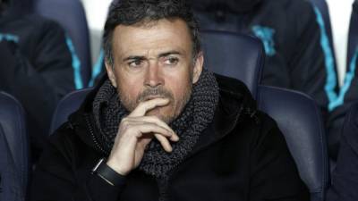 Luis Enrique sufrió ante París. Foto EFE.