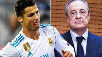 Florentino Pérez reconoce que el precio de mercado de Cristiano Ronaldo ha disminuido.