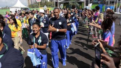 La delegación de Honduras fue bien recibida en Río de Janeiro previo a los Juegos Olímpicos 2016. Foto Juan Salgado/Enviado Especial