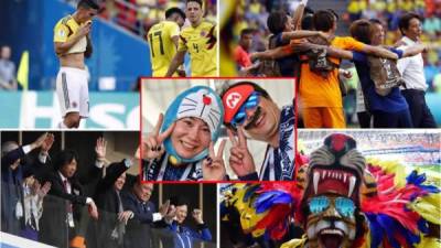 Las imágenes más curiosas y llamativas que nos dejó la victoria de Japón sobre Colombia en el Mundial de Rusia 2018.