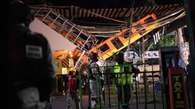 Al menos 26 personas murieron tras el desplome del metro en la Ciudad de México./AFP.