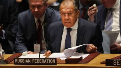 Sergey Lavrov, ministro ruso de Relaciones Exteriores.