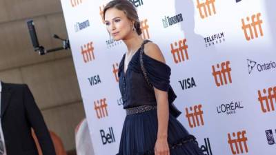 La actriz británica Keira Knightley en el Festival Internacional de Toronto en Canadá.