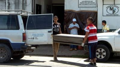 Los cuerpos de las víctimas fueron remitidos a la Morgue Judicial de La Ceiba.