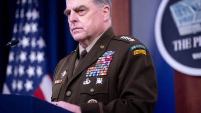 Republicanos piden el despido del General Mark Milley por actuar a espaldas de Trump./AFP.