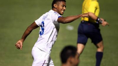 'Choco' Lozano marcó un doblete frente al Motagua.