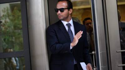 El exasesor de Trump, George Papadopoulos, fue indultado por Trump tras ser condenado por mentir en la investigación de la trama rusa./AFP.