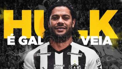 El delantero brasileño Hulk ha sido fichado por el Atlético Mineiro.