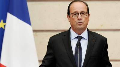 Francois Hollande presidió hoy un encuentro sobre la Euro2016 que se celebrará en Francia.