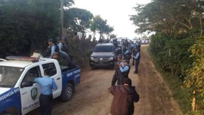 Operación Tifún III en Comayagua.