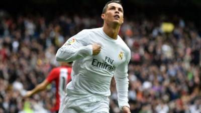 Cristiano Ronaldo no faltó a su cita con el gol ante el Athletic de Bilbao. Foto AFP