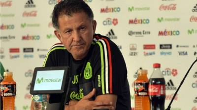 Juan Carlos Osorio habló en conferencia de prensa. Foto AFP