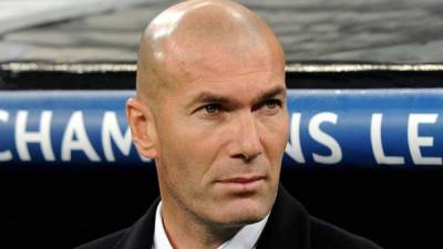 Zinedine Zidane, durante el partido contra el Borussia Dortmund.