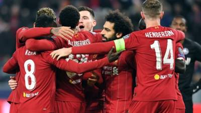 El Liverpool está derrotando al Red Bull Salzburgo en la Champions League. Foto AFP