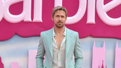 El actor canadiense Ryan Gosling en la premier de “Barbie”, en 2023.