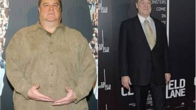 El antes y después de John Goodman.