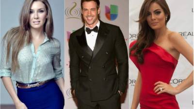 El trío en discordia: Elizabeth Gutiérrez, William Levy y Ximena Navarrete.