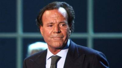 El cantante Julio Iglesias.