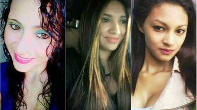 Vítimas: Jessica del Carmen Cardona, la abogada Zharia Ivonne Fletes, y la estudiante Brenda Lizeth Ramos Urbina.