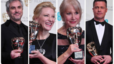 Alfonso Cuarón (Gravity), Cate Blanchett ('Blue Jasmine'), Helen Mirren y Brad Pitt.