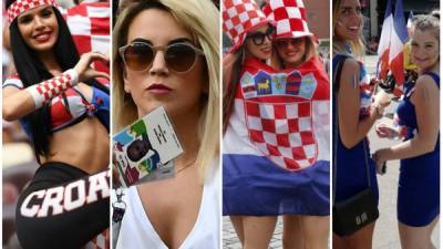 Bellas mujeres han engalanado la final del Mundial de Rusia entre Francia - Croacia. Esposas de varios jugadores robaron suspiros en las graderías.