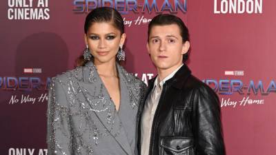 Zendaya y Tom Holland en la premier de “Spider-Man: No Way Home”, en diciembre de 2021.